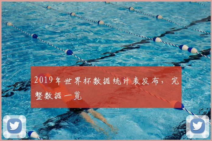 2019年世界杯数据统计表发布,完整数据一览