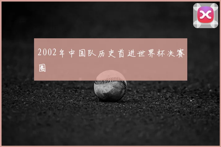 2002年中国队历史首进世界杯决赛圈